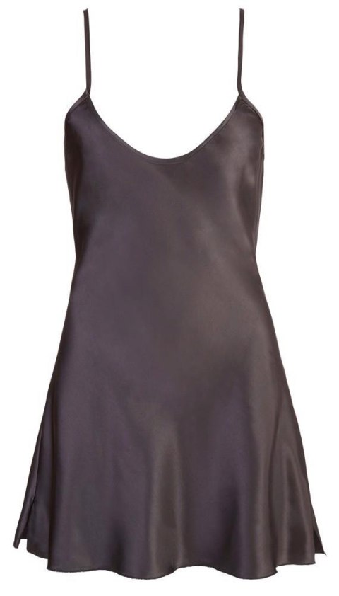 ORION Satin Chemise Black XXL