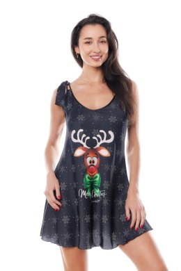 ANAIS APPAREL LUXURY LINGERIE ASTER CHEMISE BLACK XS