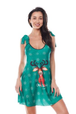 ANAIS APPAREL LUXURY LINGERIE ASTER CHEMISE GREEN XXL/XXXL