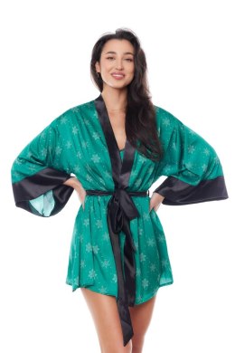 ANAIS APPAREL LUXURY LINGERIE ASTER ROBE GREEN XS