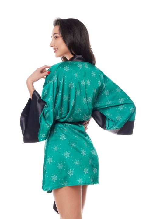 ANAIS APPAREL LUXURY LINGERIE ASTER ROBE GREEN XS
