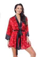 ANAIS APPAREL LUXURY LINGERIE ASTER ROBE RED XS