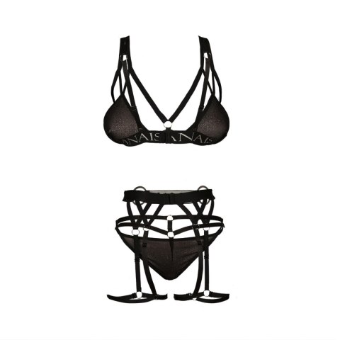 ANAIS APPAREL LUXURY LINGERIE Bielizna-HARLO BLUE SET SUPER XXL/XXXL