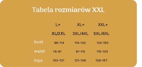 ANAIS APPAREL LUXURY LINGERIE Marina black chemise XXL+ ( czarna halka )