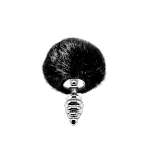 CNEX A.I.E.,S.L. Metal Anal Fluffy Twist Plug S black