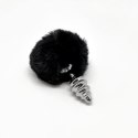 CNEX A.I.E.,S.L. Metal Anal Fluffy Twist Plug S black