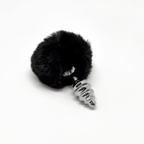 CNEX A.I.E.,S.L. Metal Anal Fluffy Twist Plug S black