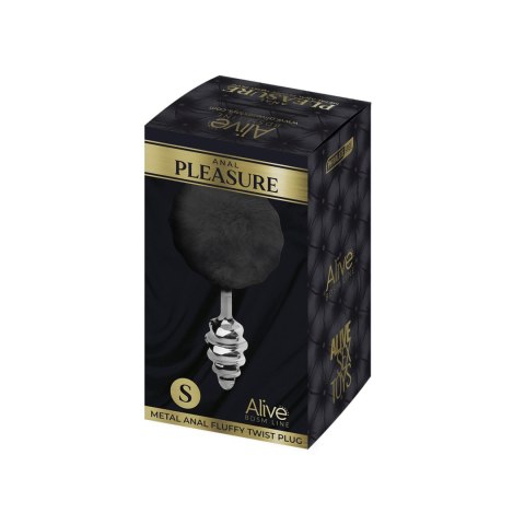 CNEX A.I.E.,S.L. Metal Anal Fluffy Twist Plug S black