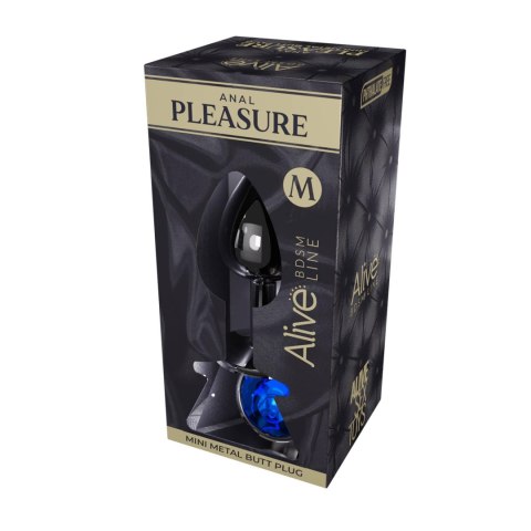 CNEX A.I.E.,S.L. Mini Metal Butt Plug M blue