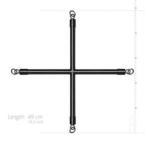 ONE-DC B.V. Bedroom Fantasies - Hog Tie Cross Bar
With Cuffs Black