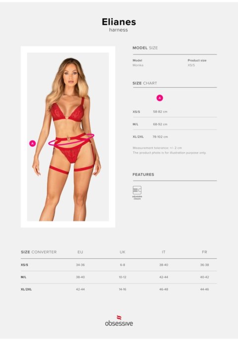 Obsessive - Amocarat Sp. z o.o. Elianes uprząż M/L