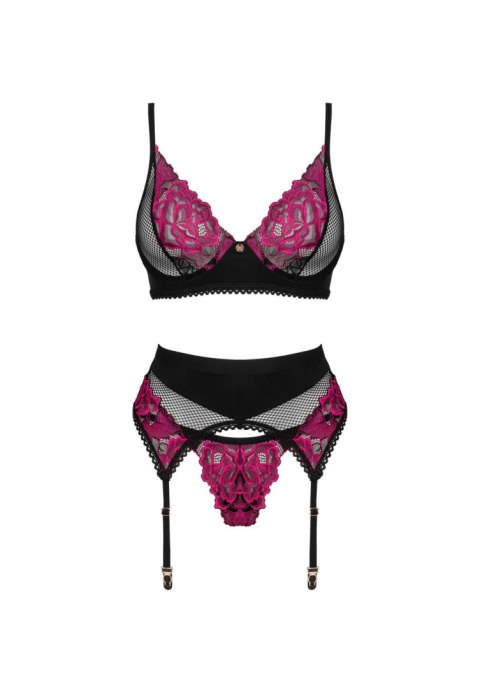 Obsessive - Amocarat Sp. z o.o. Rosenty komplet 3-częściowy XS/S