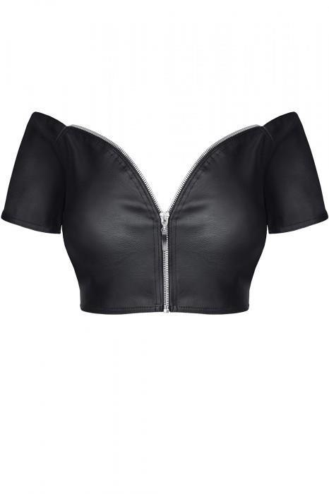 Demoniq - Hyperion Mariusz Senger Bielizna - BRMARINA001 top czarny rozmiar S