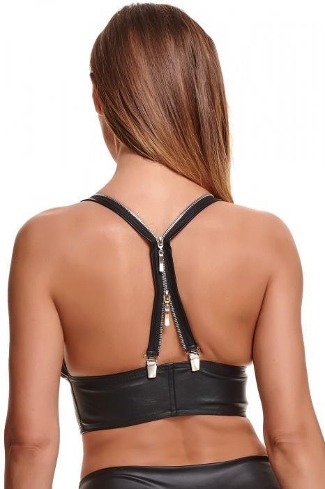 Demoniq - Hyperion Mariusz Senger Bielizna - BRZITAI001 top czarny rozmiar M