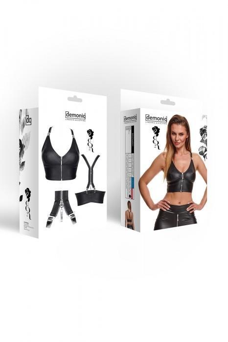 Demoniq - Hyperion Mariusz Senger Bielizna - BRZITAI001 top czarny rozmiar M