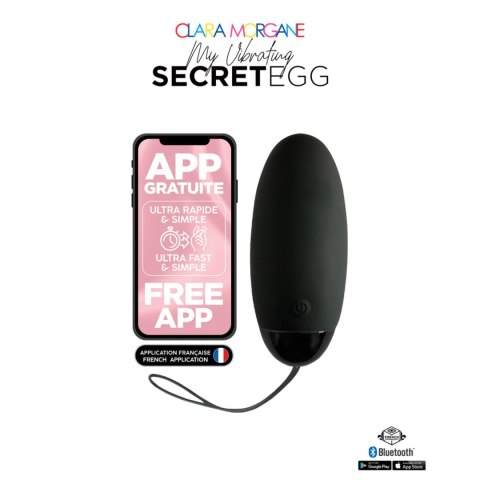 Intimate Distribution My Vibrating Secret EGG Black - App controlled