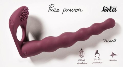 Intimate Distribution Strap-on Pure Passion Farnell Wine Red