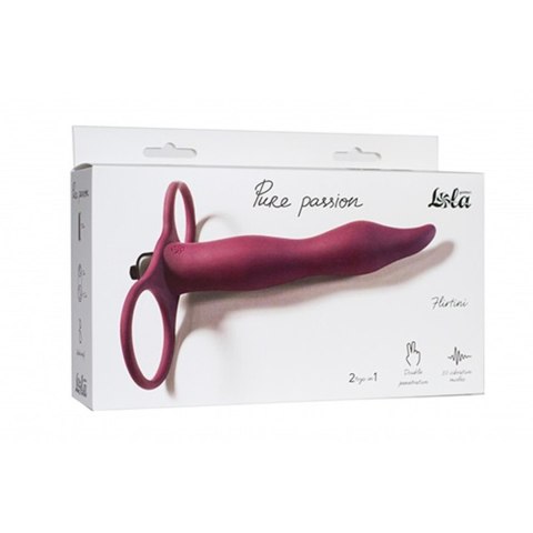 Intimate Distribution Strap - on Pure Passion Flirtini Wine red