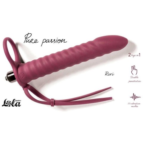 Intimate Distribution Strap-on Pure Passion Rori Wine Red