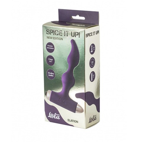 Intimate Distribution Vibrating Anal Plug Spice it up New Edition Elation Ultraviolet