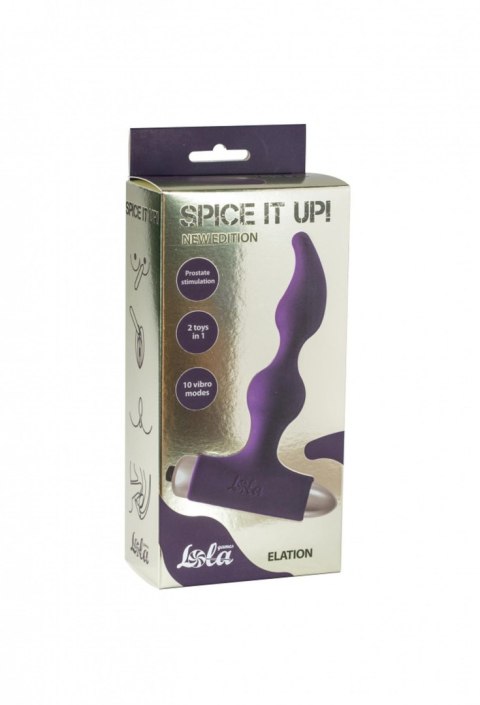 Intimate Distribution Vibrating Anal Plug Spice it up New Edition Elation Ultraviolet