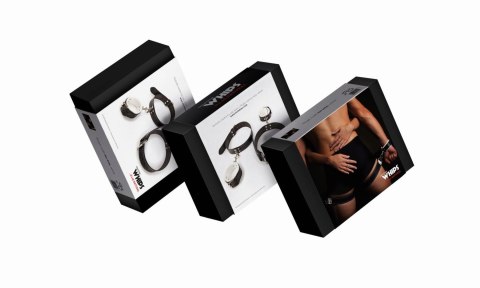 WHIPS - PPH GRAS Kajdanki - Kajdanki męskie na uda, białe