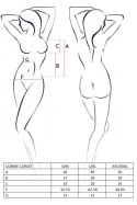 Casmir - FHU MATAR Bielizna-CONNIE CORSET black S/M - Casmir