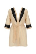 Casmir - FHU MATAR Bielizna-DAISY PEIGNOIR beige L/XL
