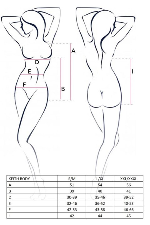 Casmir - FHU MATAR Bielizna-KEITH BODY black S/M - Casmir