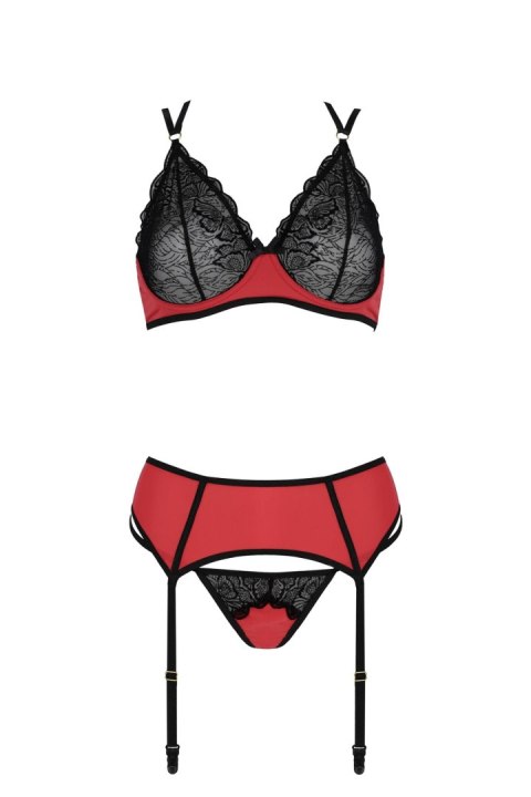 Casmir - FHU MATAR Bielizna-MAGNOLIA SET red L/XL