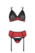 Casmir - FHU MATAR Bielizna-MAGNOLIA SET red S/M