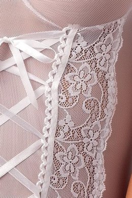 Casmir - FHU MATAR Bielizna-MARCELLE CORSET white S/M - Casmir