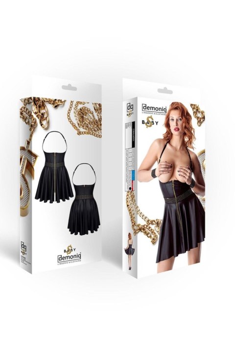 Demoniq - Hyperion Mariusz Senger Bielizna-AVA001 sukienka czarna S