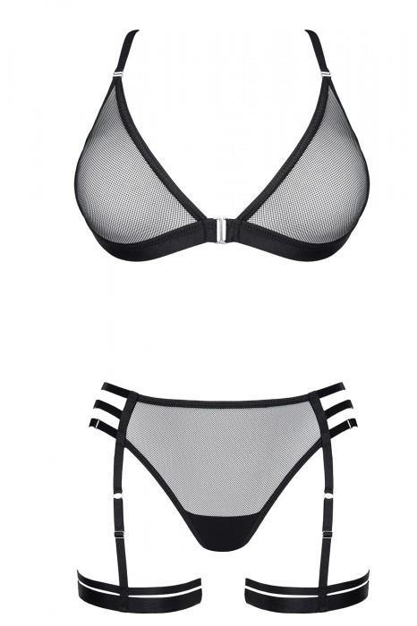 Demoniq - Hyperion Mariusz Senger Bielizna-LadyX Adora XXL - biustonosz, stringi, podwiązki