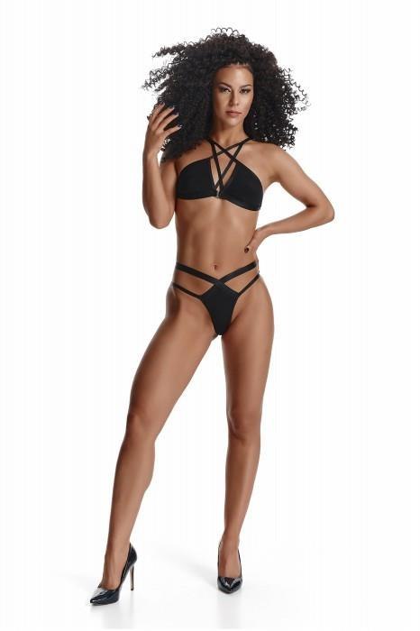 Demoniq - Hyperion Mariusz Senger Bielizna-LadyX Casilda XL - biustonosz, stringi