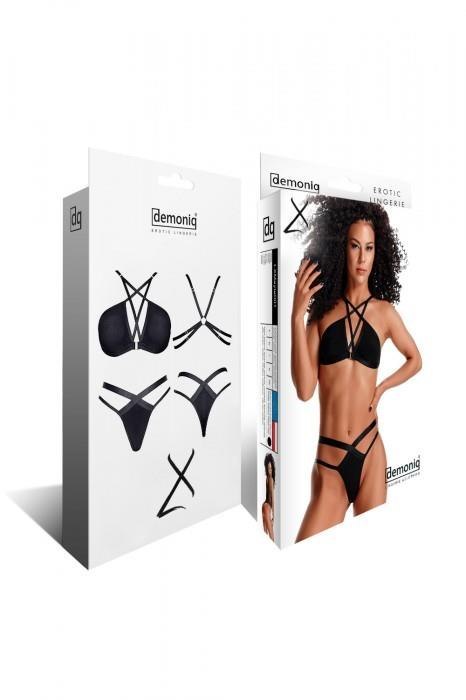 Demoniq - Hyperion Mariusz Senger Bielizna-LadyX Casilda XL - biustonosz, stringi