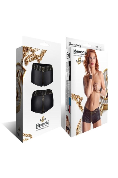 Demoniq - Hyperion Mariusz Senger Bielizna-MICHELLE001 szorty czarne L