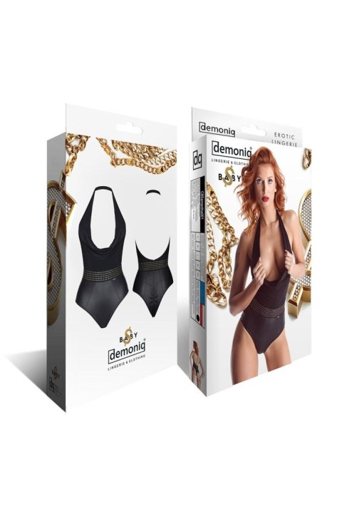 Demoniq - Hyperion Mariusz Senger Bielizna-SAMANTHA001 body czarne S