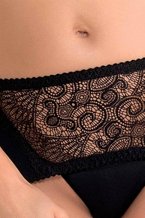 Casmir - FHU MATAR Bielizna-ALINA SET WITH OPEN BRA black S/M - Casmir