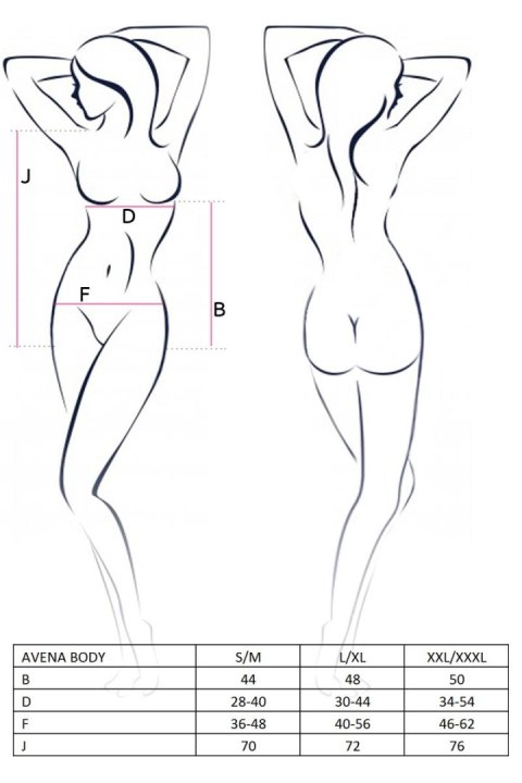 Casmir - FHU MATAR Bielizna-AVENA BODY silver S/M - Casmir