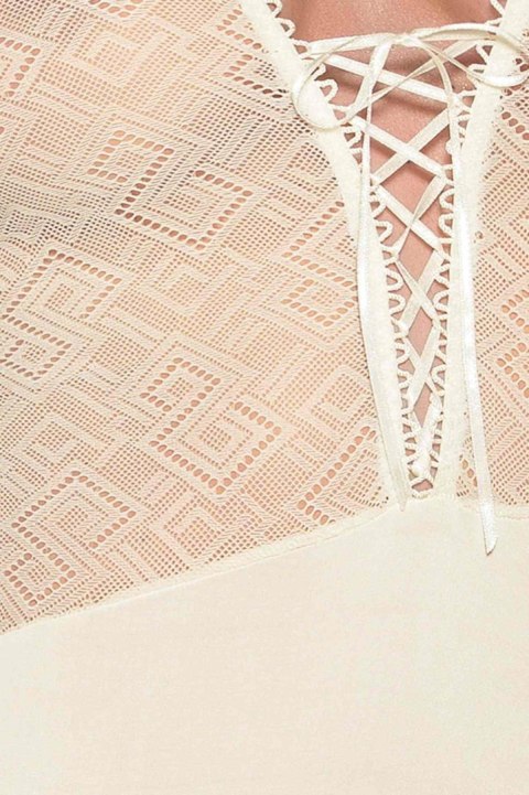 Casmir - FHU MATAR Bielizna-CREDA CORSET cream XXL/XXXL - Casmir