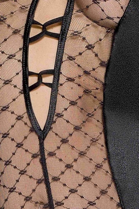 Casmir - FHU MATAR Bielizna-DALLAS CORSET black L/XL - Casmir