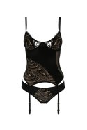 Casmir - FHU MATAR Bielizna-LARA CORSET black XXL/XXXL - Casmir