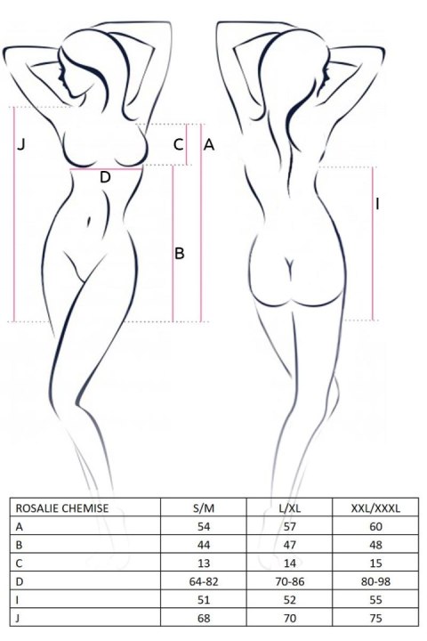 Casmir - FHU MATAR Bielizna-ROSALIE CHEMISE pink S/M - Casmir