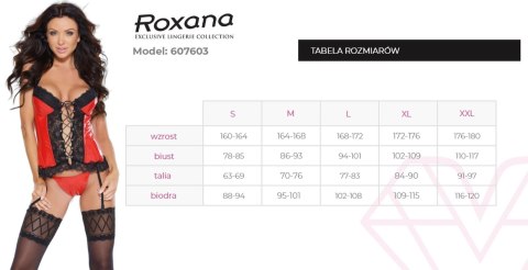 Roxana - Boys of Toys Sp. z .o.o. Gorset i stringi 6077 red L