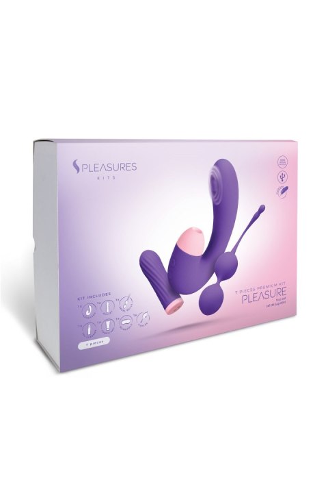 S Pleasures ZESTAW ZABAWEK PLEASURE KIT - PURPLE