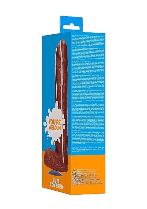 SHOTS Mydło- Dicky Soap With Balls - Cum Covered - Brown