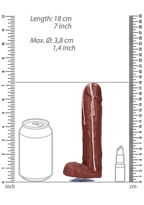 SHOTS Mydło- Dicky Soap With Balls - Cum Covered - Brown