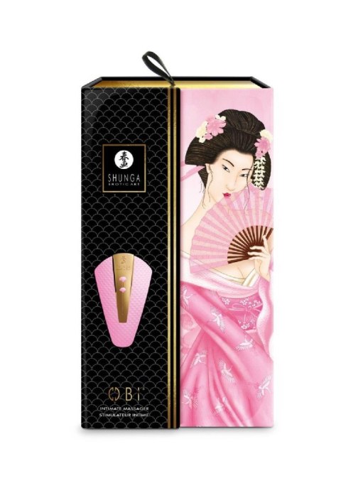 Shunga - EAU ZONE OBI Intimate Massager Light Pink