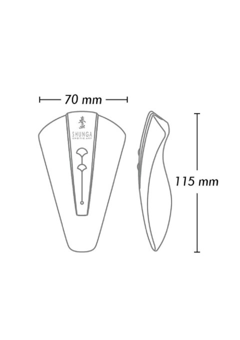 Shunga - EAU ZONE OBI Intimate Massager Light Pink